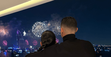 Кріштіану Роналду зустрів 2025 рік з нареченою та дітьми на яхті в Дубаї (фото)