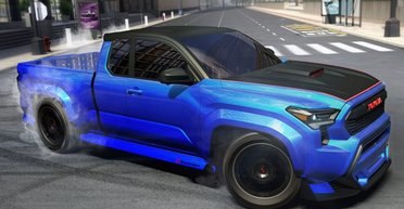 Полный привод и 390 сил: Toyota показала спортивный пикап с ярким дизайном (видео)