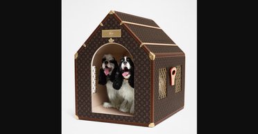 Louis Vuitton представил эксклюзивную собачью будку из натуральной кожи (фото)