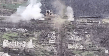 Дымило более 5 часов: россияне возле Часового Яра подожгли сооружение со своими погибшими