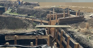 "Стальной Фронт" Ахметова построил 200 км фортификаций в Донецкой области и Запорожье