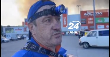 "Вышел весь черный в шоке": работник "Эпицентра" в Харькове рассказал о взрыве (видео)