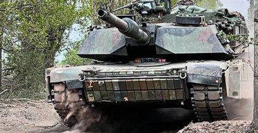 Український танк M1 Abrams обладнали динамічним захистом "Контакт-1" (фото)