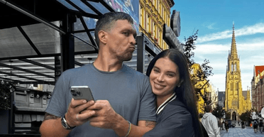 Дружина Олександра Усика привітала боксера з Днем закоханих (фото)