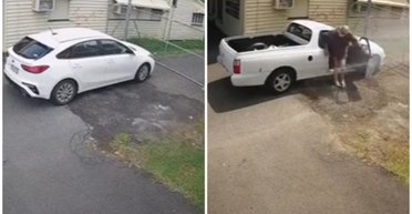 Мужчина придумал "мокрый" способ проучить наглецов, которые паркуются возле его забора (видео)