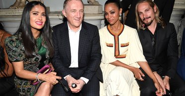 Сальма Хайек и Зои Салдана устроили двойное свидание в Венеции