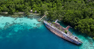 Катастрофа в раю: затонулий круїзний лайнер став туристичним об'єктом (фото, відео)