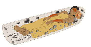 В Аргентине нашли тело 900-летней женщины, похороненной в каноэ