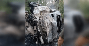 На Чернігівщині авто поліцейського підірвалося на міні: чоловік і дружина загинули, діти поранені (фото)