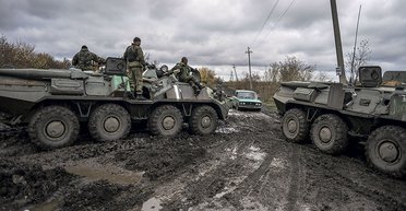 Передовая крупным планом