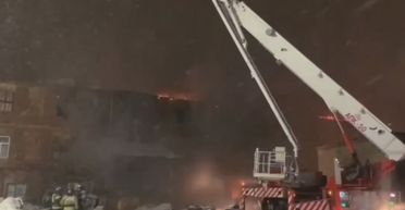 У РФ почалася нова велика пожежа: у Підмосков'ї загорівся робочий цех (відео)