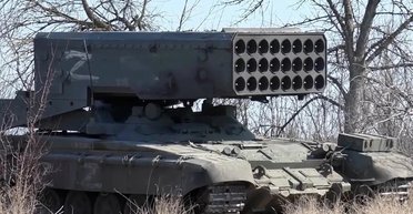 Бойцы ССО эффектно сожгли российский "Солнцепек" на левом берегу Днепра (видео)