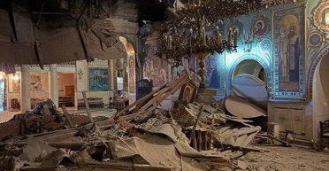 ВС РФ ударом баллистики изуродовали собор УПЦ (МП) в Запорожье (фото)