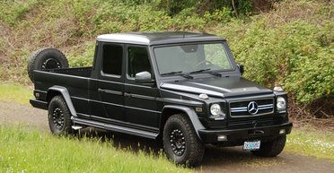 Старый "Гелендваген" после ДТП превратили в оригинальный пикап (фото)