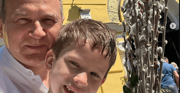 Юрій Горбунов показав, як провів Вербну неділю зі старшим сином (фото)