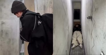 Ліжко, розетка та ТВ: жінка показала "мініквартиру" шириною в 40 см за $1 в день (відео)