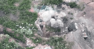 "Допомагає рельєф": на Горлівському напрямку ЗСУ розгромили позицію ЗС РФ FPV-дронами (відео)