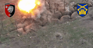 Український наземний дрон дістався позицій ЗС РФ і ефектно підірвав ворога (відео)