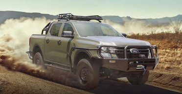 Электромотор и маскировка: Ford показал новый пикап, сделанный для военных (фото)