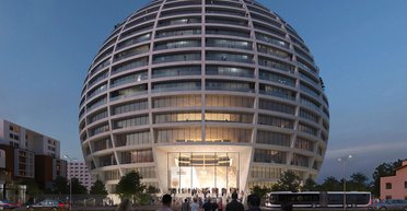 Голландская компания спроектировала шар диаметром более 100 метров: в нем будут жить люди (фото)