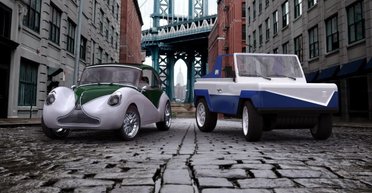 Классика на новый лад: в США представили оригинальные электрокары в ретро-стиле (видео)