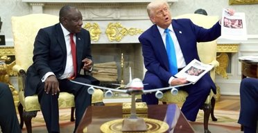 Звинуватив у "геноциді білих": Трамп в Овальному кабінеті поскандалив з президентом ПАР (відео)