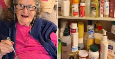 "Капсула часу": 91-річна жінка шокувала людей вмістом своєї аптечки (відео)