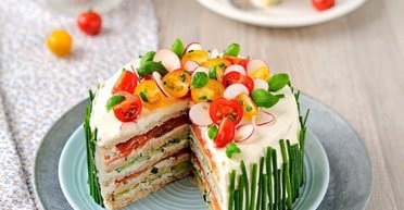 Сэндвич-торт: рецепт вкусной и оригинальной закуски