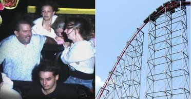 Тримали на швидкості 120 км/год: пара врятувала дівчинку на американських гірках (відео)