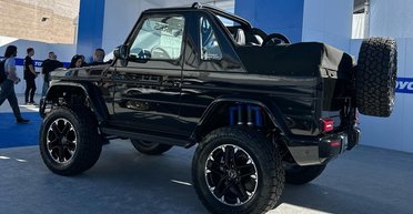 Представлен яркий электрический кабриолет "Гелендваген" для бездорожья (видео)