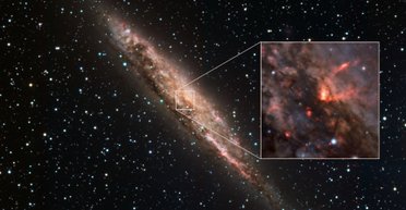 Астрономи побачили, як масивний пожирач матерії викидає щось у космос (фото)