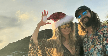 Гайді Клум провела Різдво з чоловіком на островах (фото)