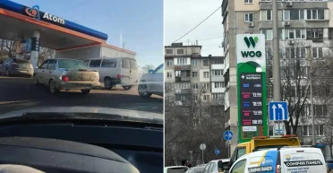 Ажиотаж на заправках: в Украине фиксируют длинные очереди на АЗС из-за скачка цен на топливо (видео)