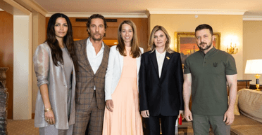 Владимир Зеленский встретился с голливудским актером Мэттью Макконахи: что известно (фото)