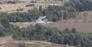 На Харківщині "Сталевий Кордон" завдав вогневого удару по позиціях окупантів (відео)