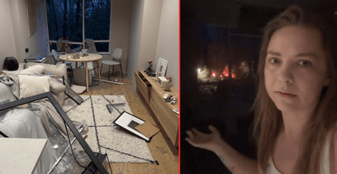 Нічний обстріл Києва: телеведуча Соляр показала наслідки "прильоту" в її квартирі (фото, відео)