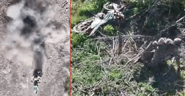 "Більш свій": замість евакуації пораненого росіяни кинулись рятувати його мотоцикл (відео)