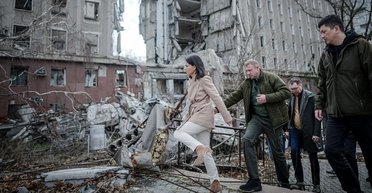 Российский БПЛА выследил главу МИД Германии в Украине, — BILD