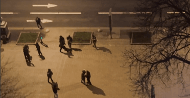 У центрі Києва під час комендантської години компанії влаштували бійку зі стріляниною (відео)