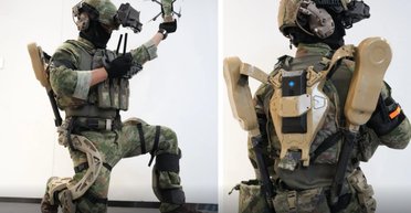 Екзоскелет нового покоління з двигуном: в Китаї створили роботизований костюм для солдатів