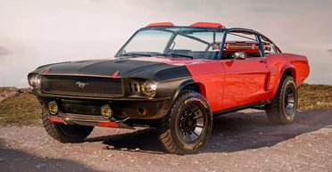 Классический Ford Mustang превратили в экстремальный внедорожный кабриолет (фото)