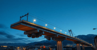 Мост весом 1400 тонн вдруг появился над центром города: как это возможно (фото)