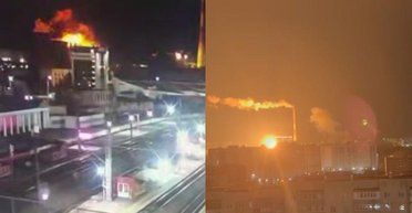 Дроны атаковали город Орел в России: очевидцы сообщают о "прилете" по местной ТЭЦ (фото, видео)