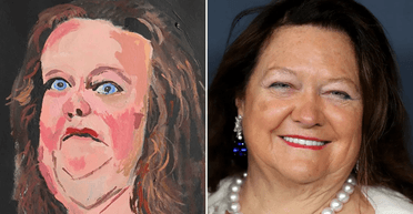 Схожий на карикатуру: найбагатша жінка Австралії розлючена через свій портрет (фото)