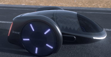 Два колеса и пять посадочных мест: в США представили инновационный электрокар (видео)