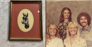 "Боже мій": дівчина помітила за старою картиною несподіваний "скарб" (відео)