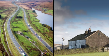 Мужчину попросили не сносить дом посреди магистрали: как он теперь живет (фото)