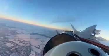 Полет "Пчеловода": появились кадры боевой работы одного из "Призраков Киева" (видео)