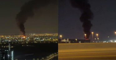 Авиарейсы остановились: иранские дроны атаковали Международный аэропорт в Дубае, поднялся пожар (видео)