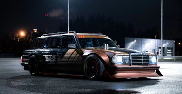 800-сильный монстр: тюнеры скрестили старый универсал Mercedes W123 и Toyota Supra (фото)